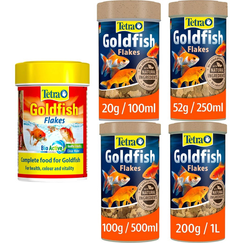 Tetra goldfish flakes - tetra, flake
