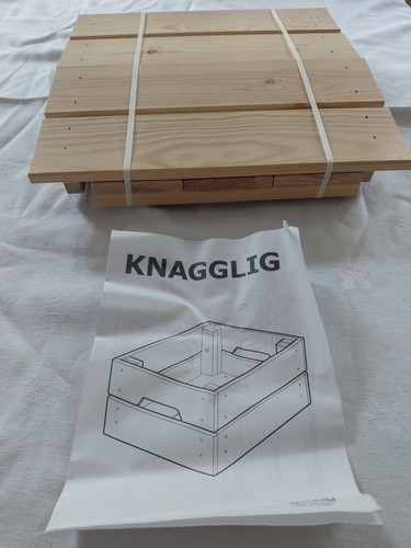 Ikea knagglig pine - ikea, crate