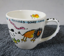 Lovely Vintage Dema Design Small Jungle Chums Childs Mug Animal Design 200ml