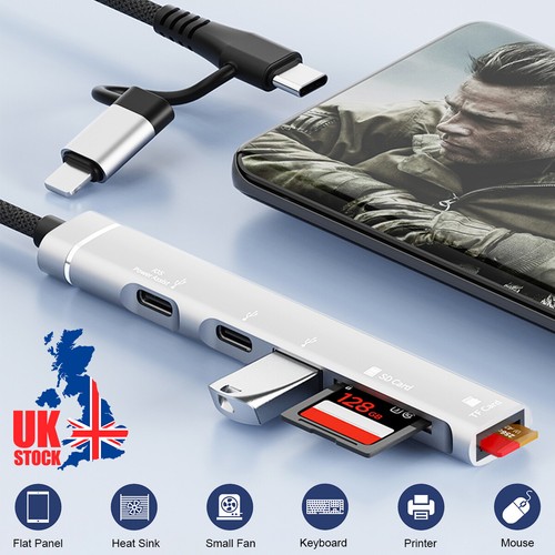 Usb hub type c 8 - 5-in-2, pin