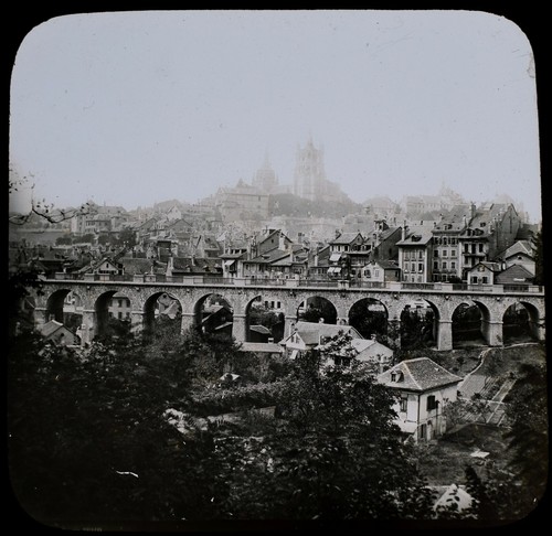 Antique magic lantern slide - antique,