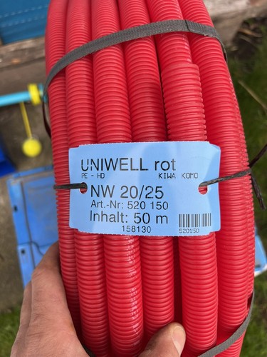 Meters 25mm red flexible - 50,