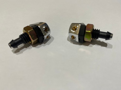 Chrome twin outlet screw - chrome,