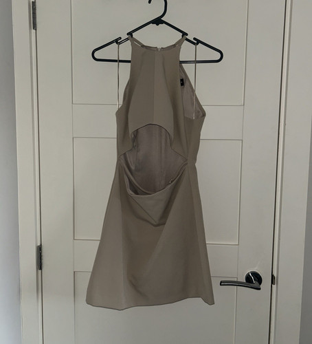 Zara beige halter neck - zara,