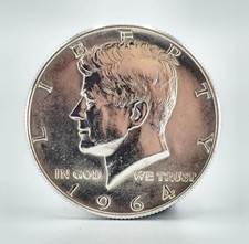 1964 90% Silver Half Dollar JF