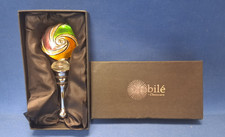 Nobile Art Glass Bottle Stopper - in original box