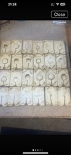 Jewellers casting moulds Total 12 moulds3x body jewellery 1x pendant 8x rings