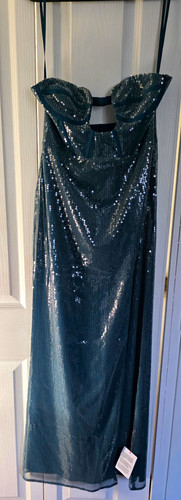 Asos design blue sequin - asos,