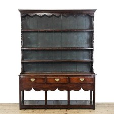 Antique Early 19th Century Welsh Oak Dresser (M-6150)