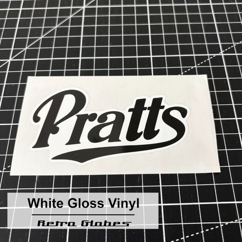 Pratts printed vinyl sticker - pratts,