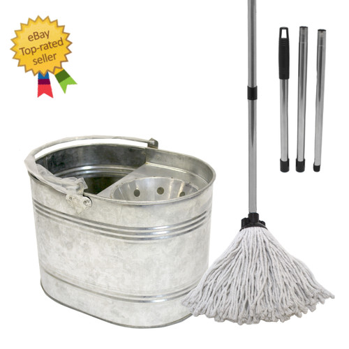 Litetron galvanized mop bucket - galvanized,