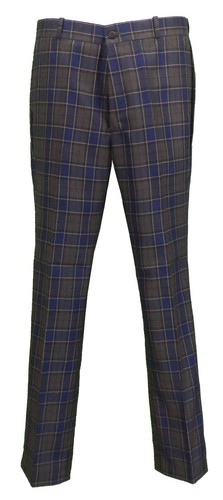 Relco mens blue tartan check - relco,