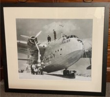 STUNNING LARGE CAVALIER FRAMED PHOTO,52 x 43 cm,FRAME 71 x 65 cm.EXCELLENT 