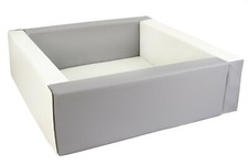 Square ball pool - square, (white/grey)