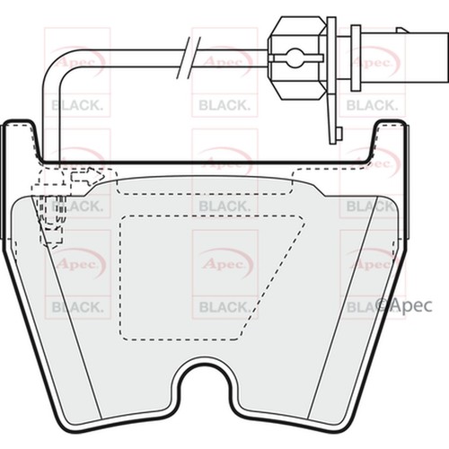 Brake pads set - brake, lamborghini