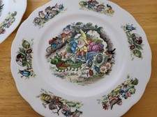 Beautiful Gnome Garden Plate