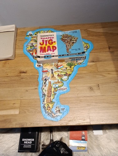 Waddingtons shaped jig map - waddingtons, jig-map