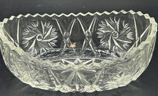 Bohemian 1930s Crystal Bowl