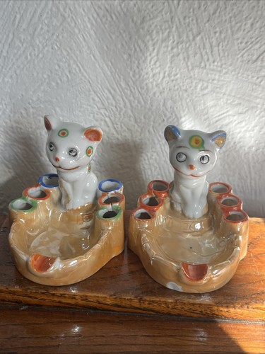 Two vintage japanese lustre - japanese,