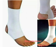 Elasticated Ankle Foot Support Compression Sports Bandage Brace Arthritis Injury