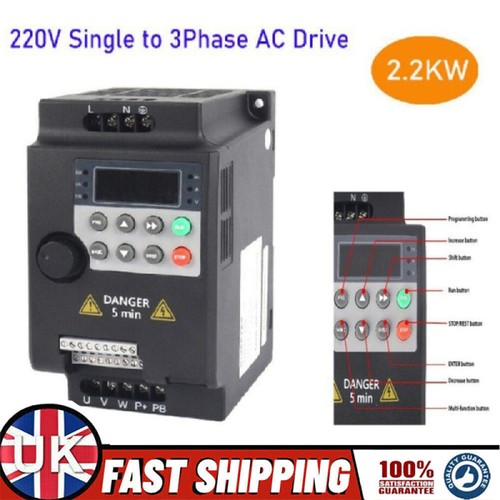 2kw 3hp 220v variable - 2.2kw,