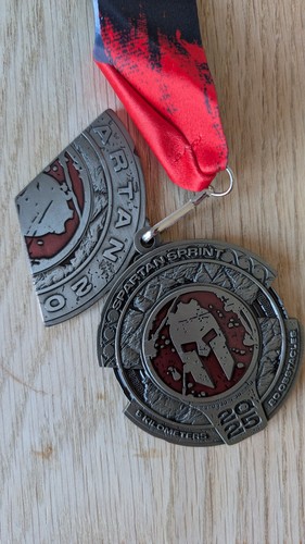 Spartan sprint 2025 medal - sprint,