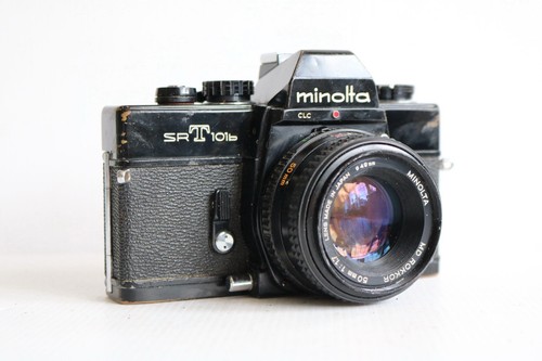 Minolta srt 101b 35mm slr - 101b, film