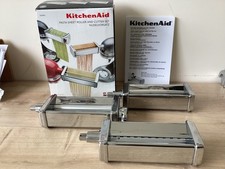 KITCHENAID PASTA AND CUTTER SET, BOXED WITH INSTRUCTIONS. NEW AND UNUSED. 5KPRA