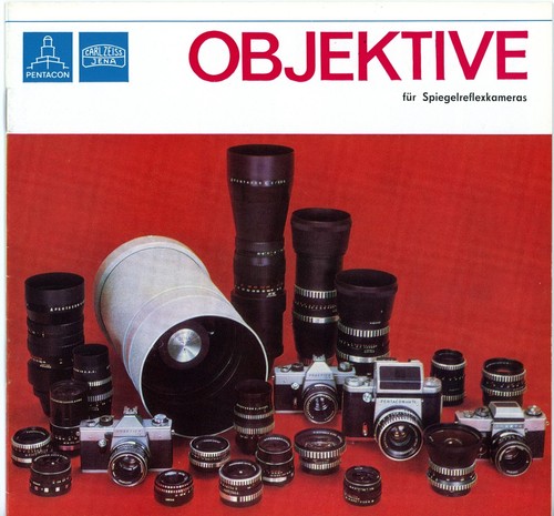 Carl zeiss pentacon brochure - pentacon,