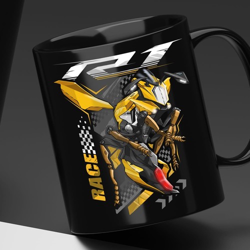 Coffee mug for - for, yzf-r1