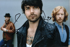 MUSIC: BIFFY CLYRO SIGNED 12x8 PORTRAIT PHOTO+COA *PUZZLE* *MOUNTAINS* **PROOF**