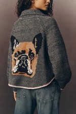 Pilcro Jesse Dog Icon Cardigan