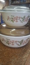 Pyrex Dishes Floral Pattern