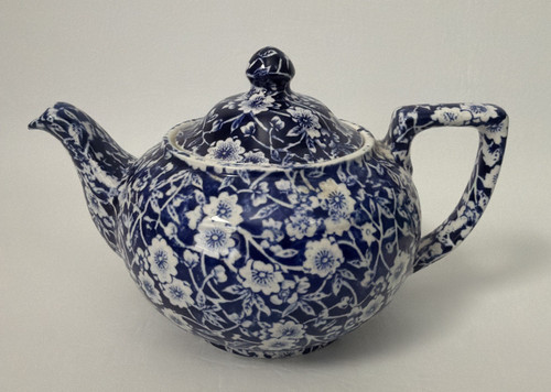 Vintage burleigh calico blue - vintage,
