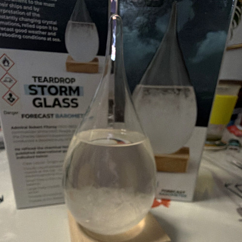 Ingenious teardrop storm glass - ingenious,