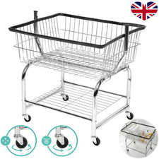 Laundry Basket Cart Organizer