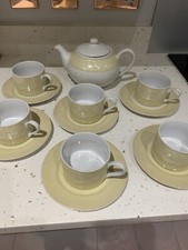 BHS Teapot And 6 x Teacups 6 x Saucers, Granada 