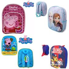 GIRLS BOYS CHARACTER LUXURY BACKPACK KIDS NURSERY SCHOOL LUNCH CHILDRENS PE BAG