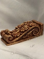 Pair Architectural ornate PLASTER CORBELS Acanthus brackets Shelfs wall Archways