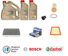 FOR VW GOLF R 2.0 MK7 TSi (DSG) FULL BOSCH SERVICE KIT + CASTROL OIL [2012 - 20]