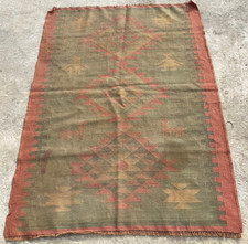 Vintage Traditional Handmade Beautiful Turkish Kilim Floor Rug Carpet 175x120 cm