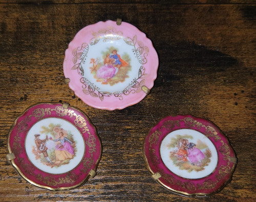 Vintage miniature limoges - x,