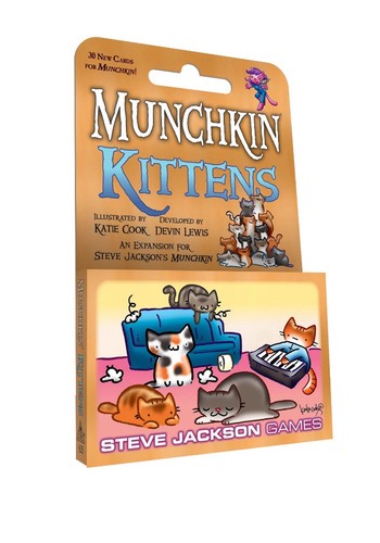 Munchkin kittens card game - card,