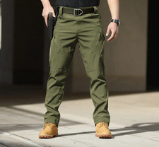 Mens Soft Shell Army Cargo