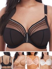 Elomi Matilda Bra Plunge Three Section Cups J Hook Plus Size Bras Lingerie