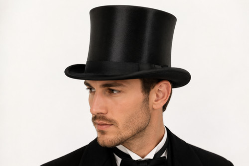 Black top hat formal - top, vintage