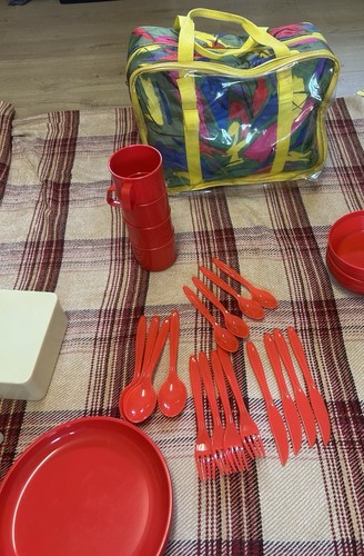 Picnic cool bag set vibrant - set,