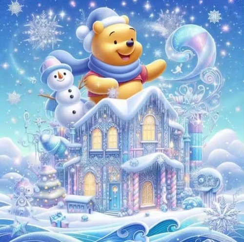 Winnie the pooh diamond - pooh,