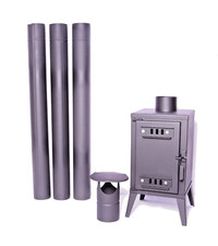 Small log burner wood - log,