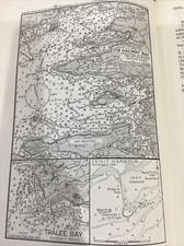 VINTAGE SEA CHART / NAUTICAL MAP 1961 -Ireland - Galway & Tralee Bays & Fenit H